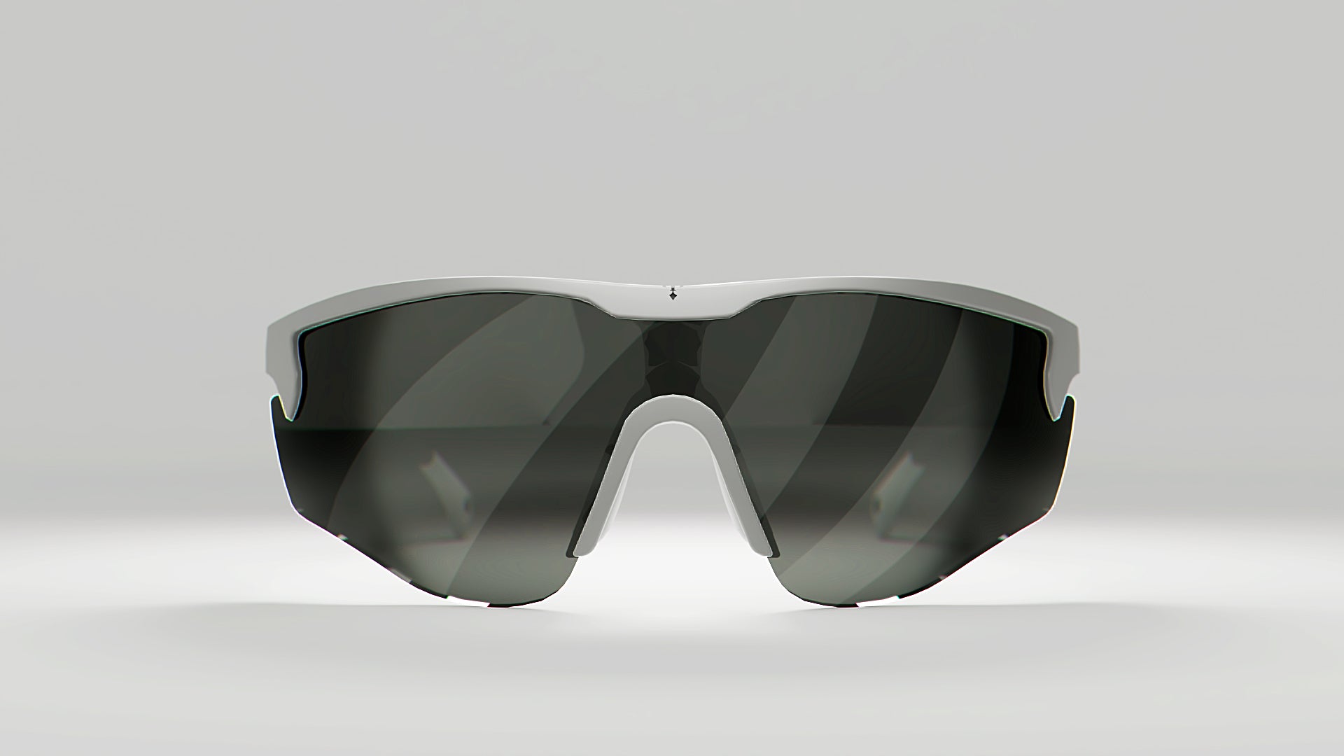 KE0185 White with Grey Mirror Lenses