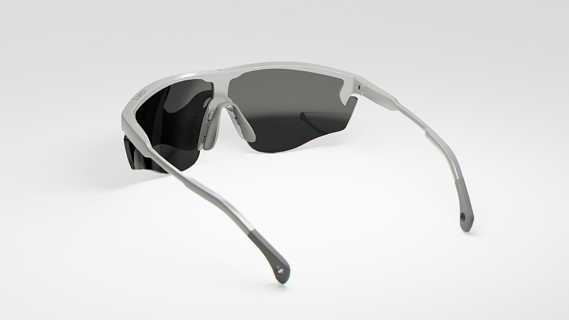 KE0185 White with Grey Mirror Lenses