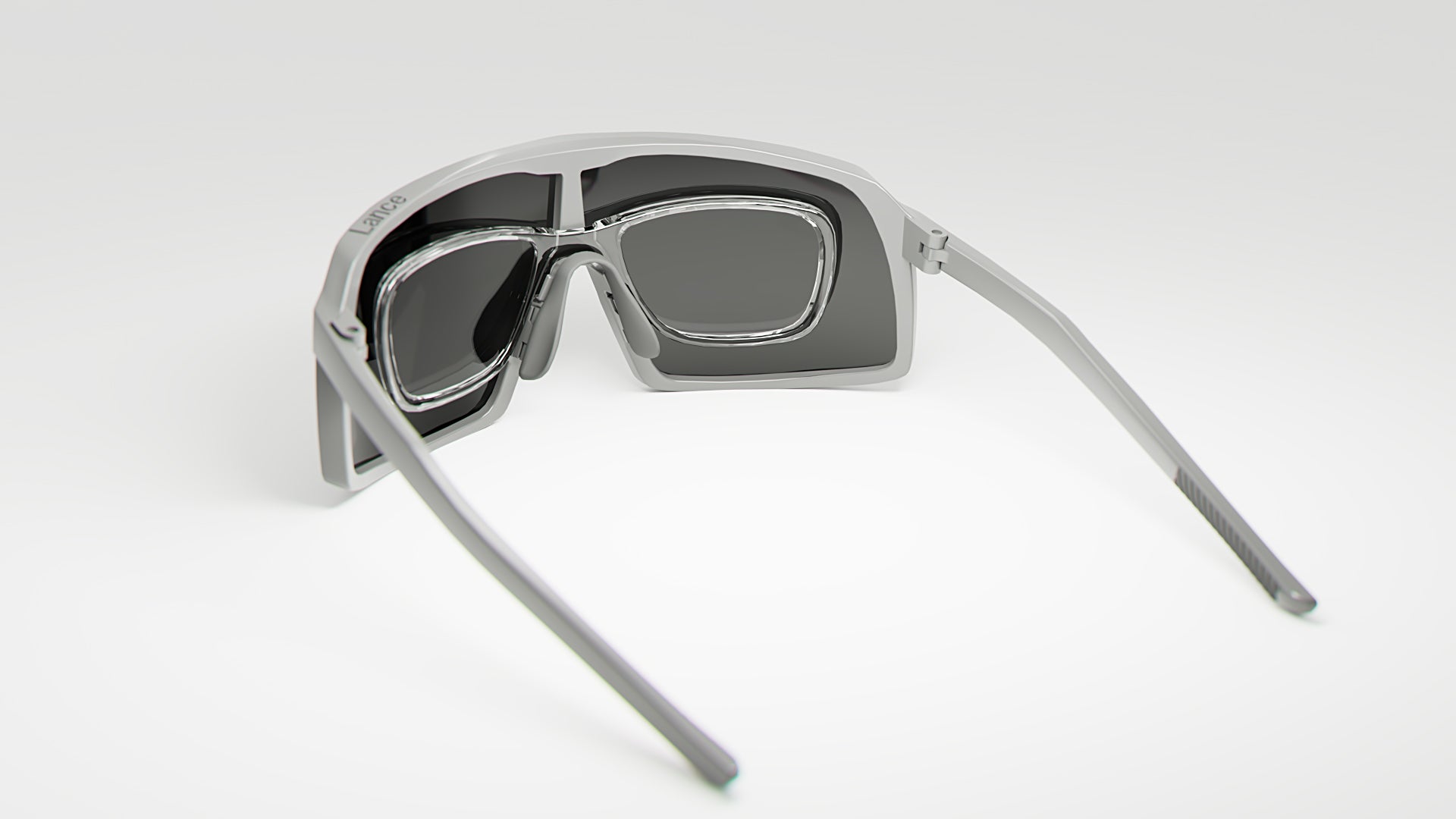 KE1797 White with Grey Mirror Lenses