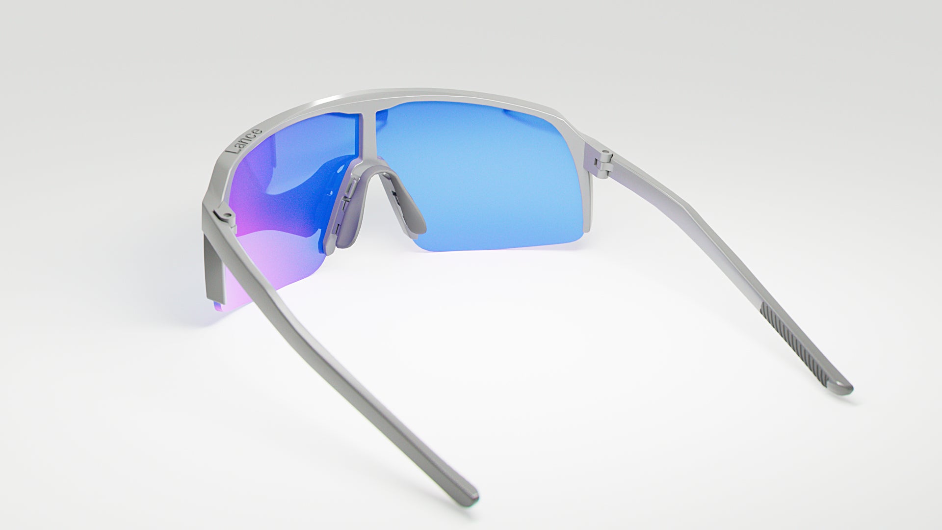 KE1798 White with Blue Mirror Lenses